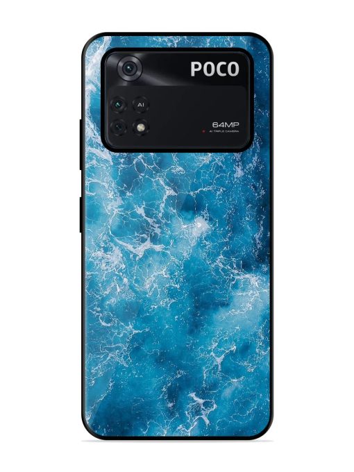 Oceanic Abyss Glossy Soft Edge Case for Poco X4 Pro (5G) Chachhi