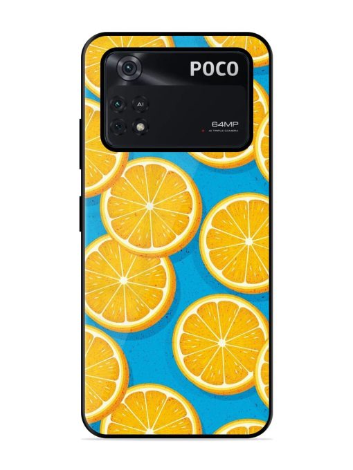 Citrus Symphony Glossy Soft Edge Case for Poco X4 Pro (5G)