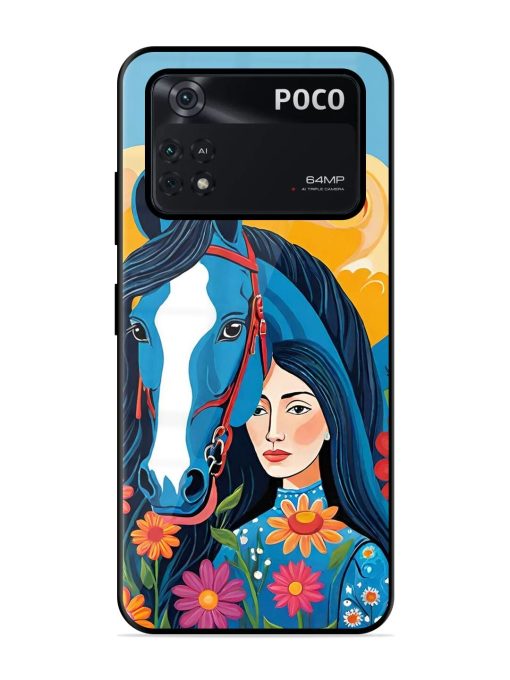 Equine Enchantment Glossy Soft Edge Case for Poco X4 Pro (5G) Chachhi