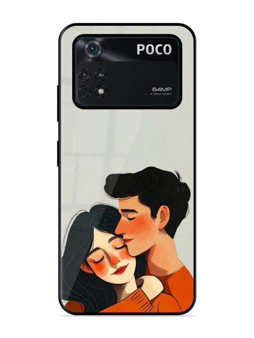 Craft Couples Glossy Soft Edge Case for Poco X4 Pro (5G) Chachhi