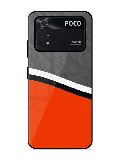 Bold Contrast Glossy Soft Edge Case for Poco X4 Pro (5G) Chachhi