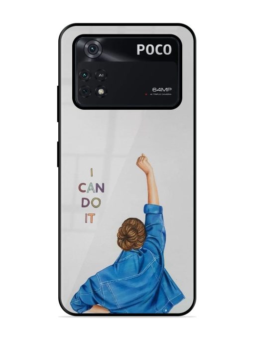 Can Do It Glossy Soft Edge Case for Poco X4 Pro (5G) Chachhi