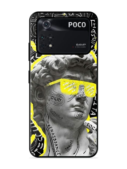 The Renaissance Rockstar Glossy Soft Edge Case for Poco X4 Pro (5G) Chachhi