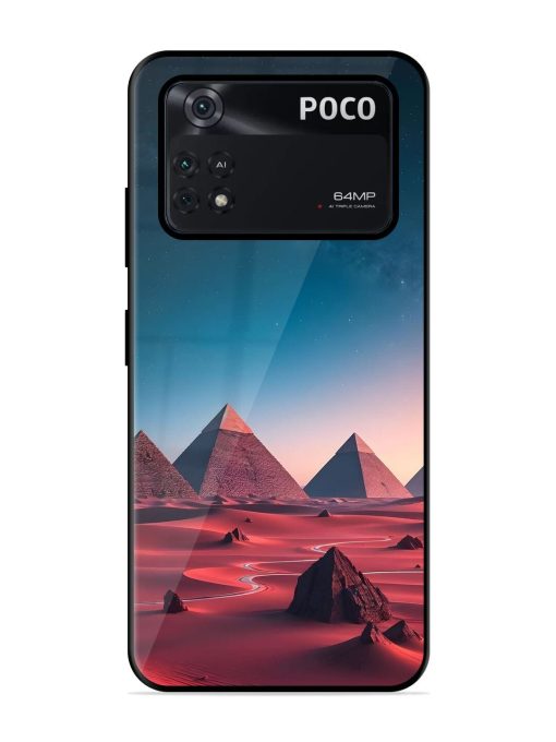 Ancient Wonders Sky Glossy Soft Edge Case for Poco X4 Pro (5G) Chachhi