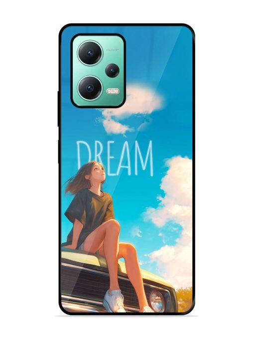 Girly Dream Art Glossy Soft Edge Case for Poco X5 (5G)