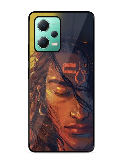 Tranquil Shiva Glossy Soft Edge Case for Poco X5 (5G)