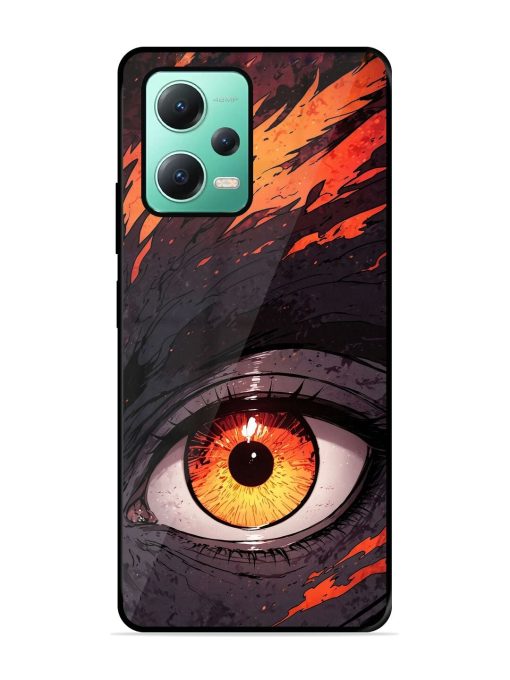 Inferno Gaze Glossy Soft Edge Case for Poco X5 (5G)