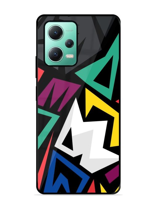 Chaotic Geometry Glossy Soft Edge Case for Poco X5 (5G)