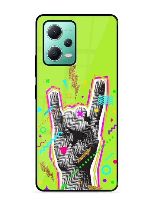 Neon Rock Glossy Soft Edge Case for Poco X5 (5G)