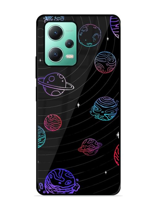 Cosmic Ballet Glossy Soft Edge Case for Poco X5 (5G)