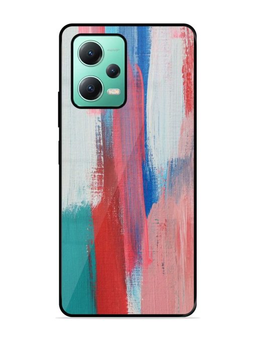 Colorful Chaos Glossy Soft Edge Case for Poco X5 (5G)