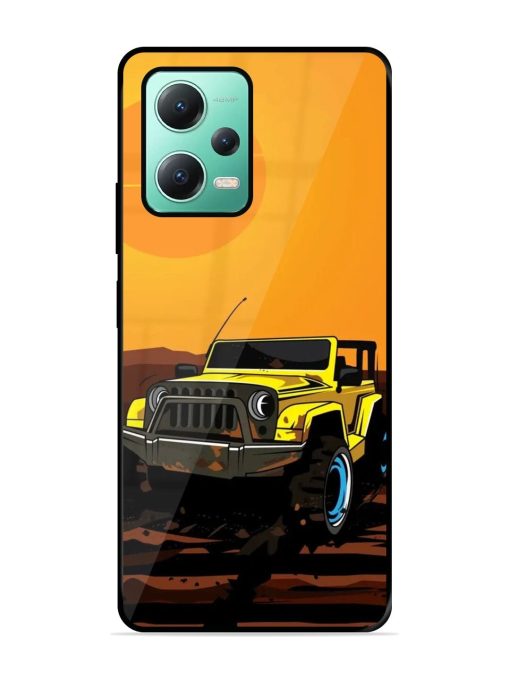 Sunset Cruise Glossy Soft Edge Case for Poco X5 (5G)