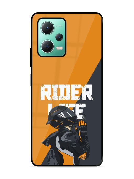 Ride Never Ends Glossy Soft Edge Case for Poco X5 (5G)