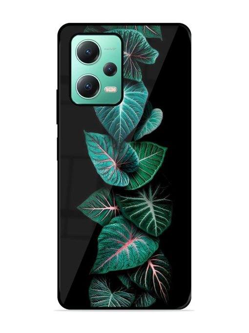 Emerald Elegance Glossy Soft Edge Case for Poco X5 (5G)