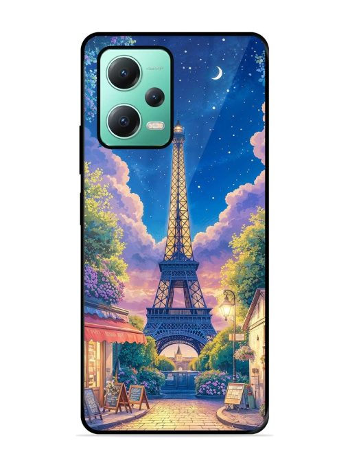 Twilight In Paris Glossy Soft Edge Case for Poco X5 (5G)