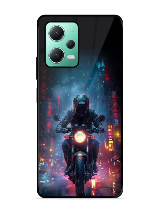 Neon Nights Glossy Soft Edge Case for Poco X5 (5G)