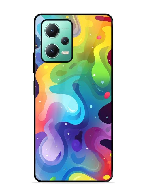 Rainbow River Glossy Soft Edge Case for Poco X5 (5G)