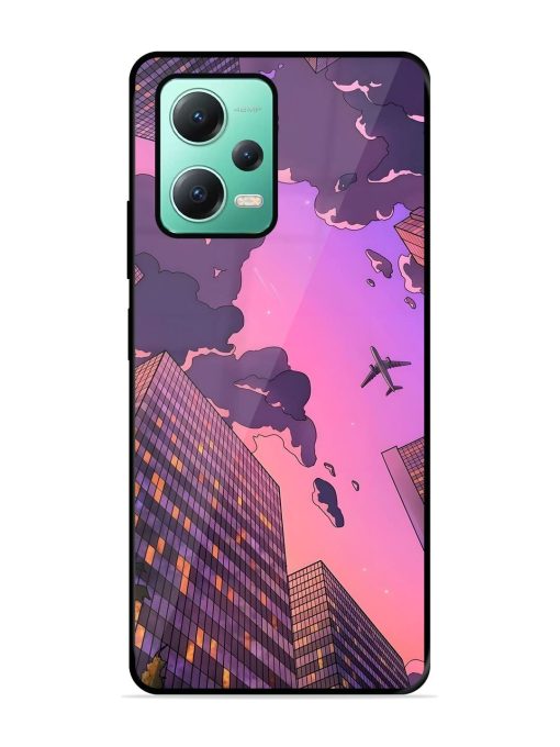 Urban Twilight Glossy Soft Edge Case for Poco X5 (5G)