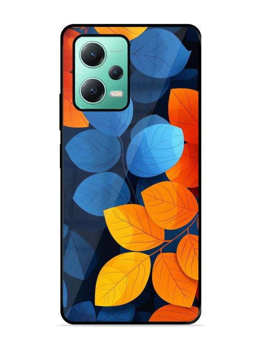 Autumn'S Contrast Glossy Soft Edge Case for Poco X5 (5G)