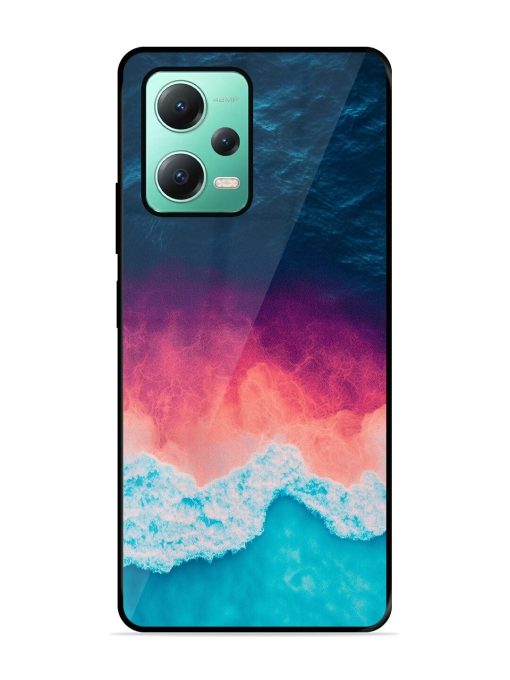 Where The Ocean Meets The Sky Glossy Soft Edge Case for Poco X5 (5G)