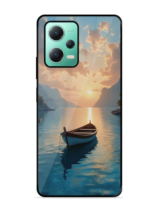 Serene Sunset Glossy Soft Edge Case for Poco X5 (5G)