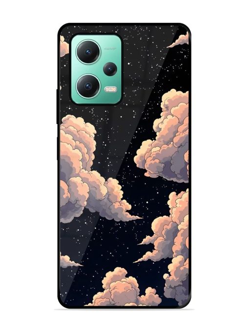 Starry Night Dreams Glossy Soft Edge Case for Poco X5 (5G)