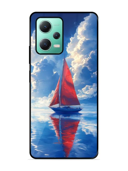 Crimson Sails Glossy Soft Edge Case for Poco X5 (5G)