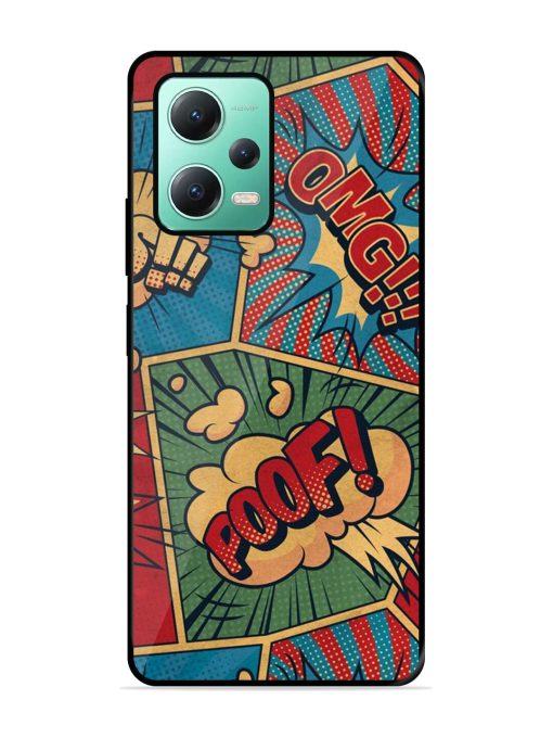 Comic Book Chaos Glossy Soft Edge Case for Poco X5 (5G)