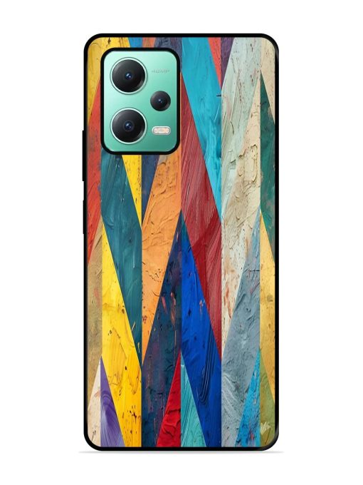 Abstract Tapestry Glossy Soft Edge Case for Poco X5 (5G)