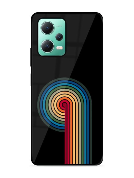 Rainbow Ripple Glossy Soft Edge Case for Poco X5 (5G)