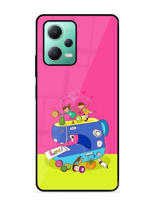 Sew Cute Glossy Soft Edge Case for Poco X5 (5G)