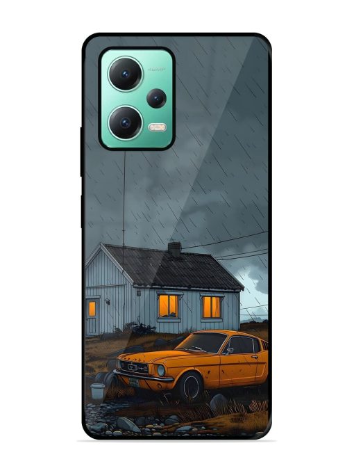 Rainy Day Retreat Glossy Soft Edge Case for Poco X5 (5G)