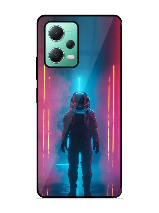 Neon Astronaut Glossy Soft Edge Case for Poco X5 (5G)