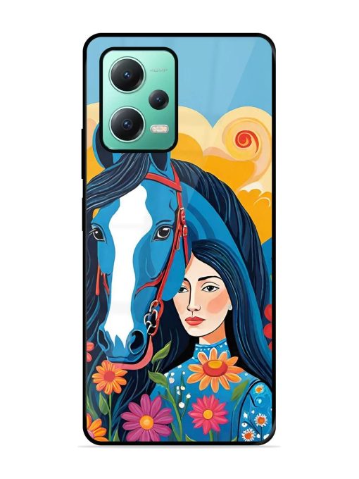 Equine Enchantment Glossy Soft Edge Case for Poco X5 (5G)