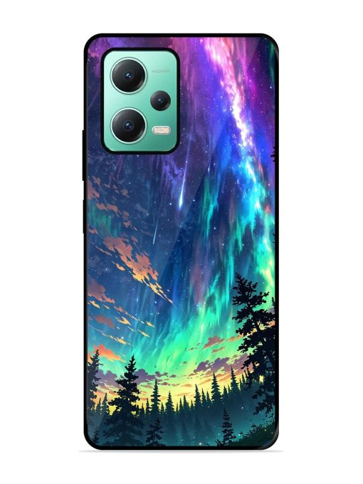 Cosmic Canvas Glossy Soft Edge Case for Poco X5 (5G)