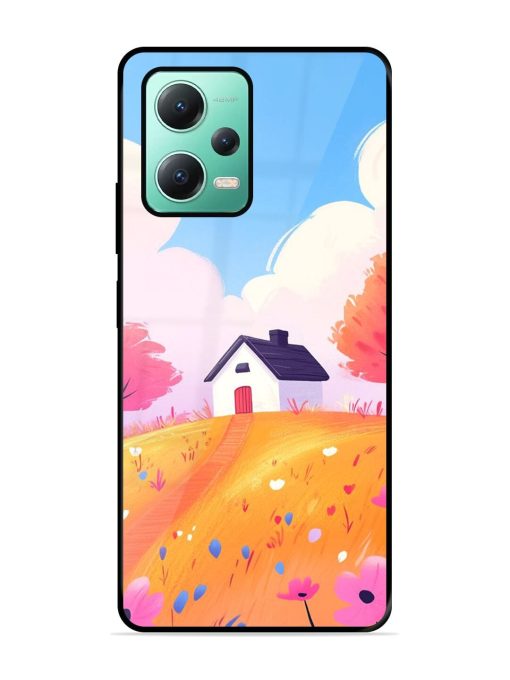 Hilltop Haven Glossy Soft Edge Case for Poco X5 (5G)