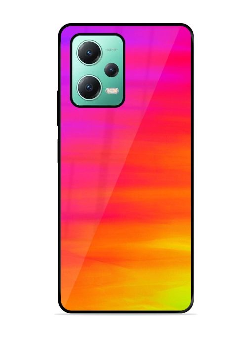 Neon Horizon Glossy Soft Edge Case for Poco X5 (5G)