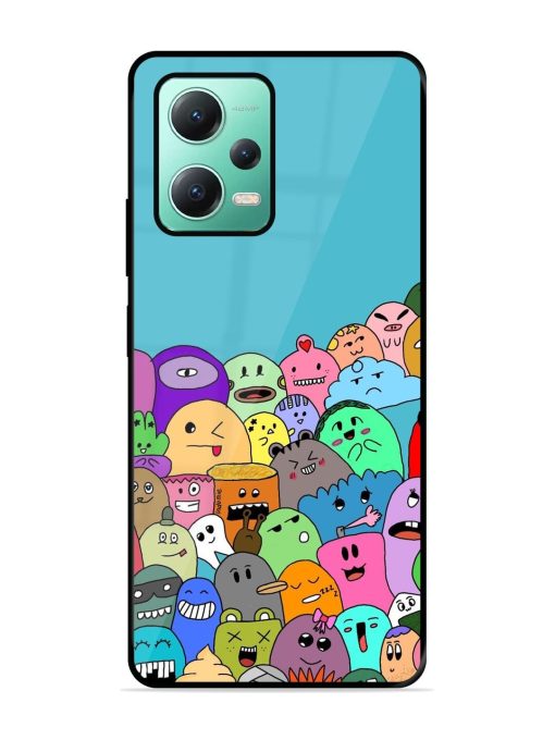 Monster Mash Glossy Soft Edge Case for Poco X5 (5G)