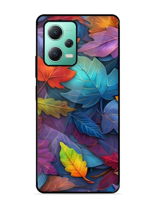 Autumn'S Embrace Glossy Soft Edge Case for Poco X5 (5G)