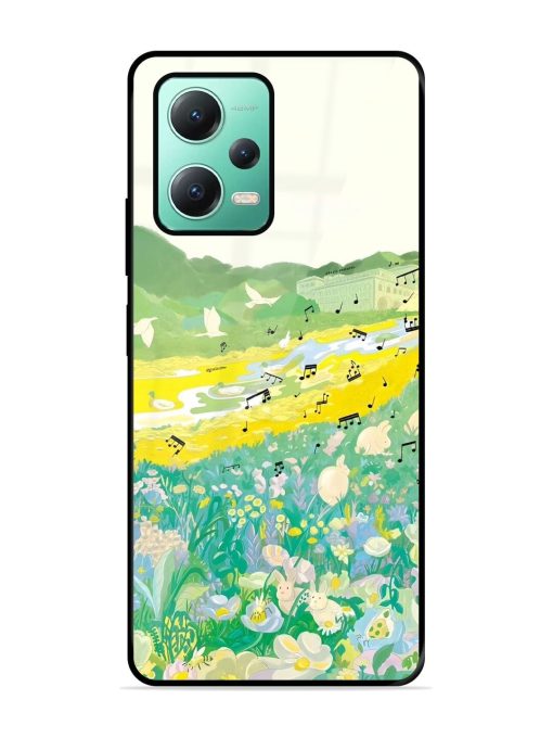 Melody In Bloom Glossy Soft Edge Case for Poco X5 (5G)