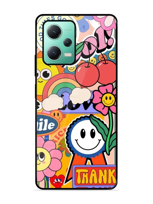 Good Times Good Vibes Glossy Soft Edge Case for Poco X5 (5G)