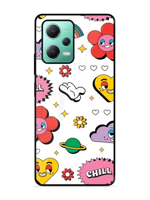 Whimsical Wonderland Glossy Soft Edge Case for Poco X5 (5G)