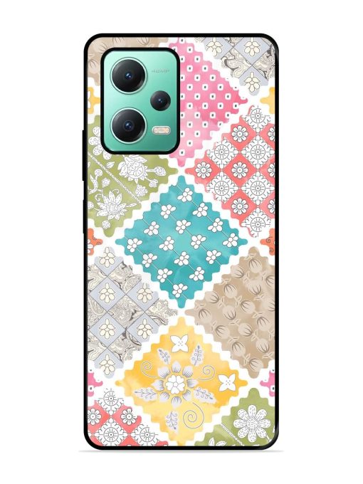 Patchwork Dreamscape Glossy Soft Edge Case for Poco X5 (5G)