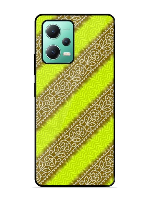 Golden Bandana Bliss Glossy Soft Edge Case for Poco X5 (5G)