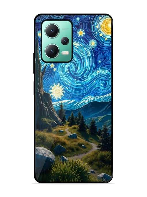 Starry Night In The Shire Glossy Soft Edge Case for Poco X5 (5G)