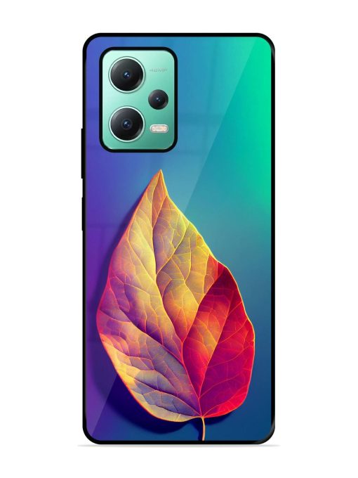 Autumn'S Embrace Glossy Soft Edge Case for Poco X5 (5G)