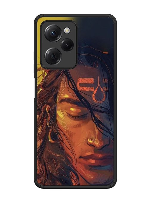 Tranquil Shiva Glossy Soft Edge Case for Poco X5 Pro (5G) Chachhi