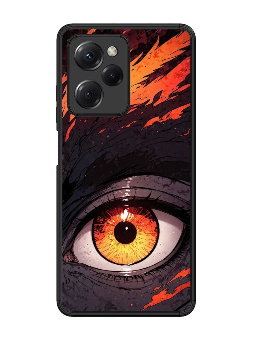 Inferno Gaze Glossy Soft Edge Case for Poco X5 Pro (5G) Chachhi