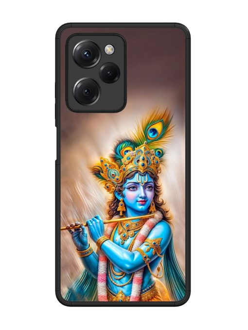 Divine Krishna Glossy Soft Edge Case for Poco X5 Pro (5G) Chachhi