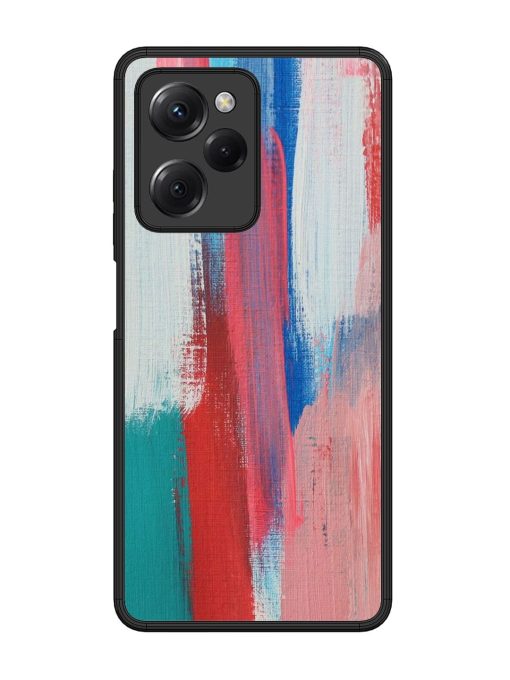 Colorful Chaos Glossy Soft Edge Case for Poco X5 Pro (5G) Chachhi